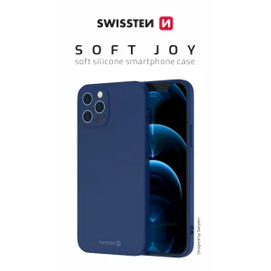 Swissten Soft Joy Apple iPhone 12/12 PRO albastru