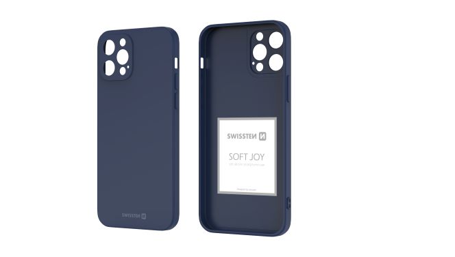 Swissten Soft Joy Huawei P40 Lite Dark Albastru thumb