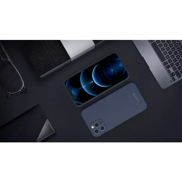 Swissten Soft Joy Huawei P40 Lite Dark Albastru