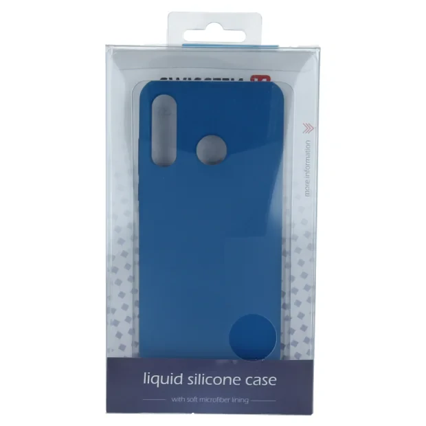 Case friendly silicon Swissten  Huawei P40 Lite Albastru