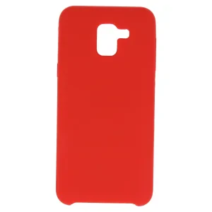 Silicon Swissten Liquid Samsung J600 Galaxy J6 2018 Rosu