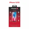 Swissten Glass Full Glue, cadru de culoare, Case friendly Apple iPhone X/XS Negru