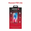 Swissten Glass Full Glue, cadru de culoare, Case friendly Huawei P30 Lite Negru