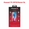 Swissten Glass Full Glue, Cadru de culoare, Case Friendly Huawei Y5 2019/Honor 8s Negru