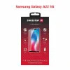 Swissten Glass Full Glue, cadru de culoare, Case friendly Samsung A226 Galaxy A22 5G Negru