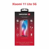 Swissten Glass Full Glue, cadru de culoare, Case friendly Xiaomi 11 Lite 5G Negru