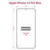 Swissten Ultra Durabil 3D Full Glash Glass Apple iPhone 12 PRO Max Negru
