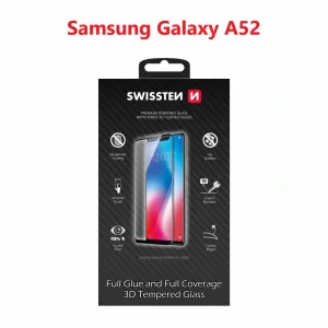 Swissten Ultra Durabil 3D Full Glue Glass Samsung A525F Galaxy A52 Negru