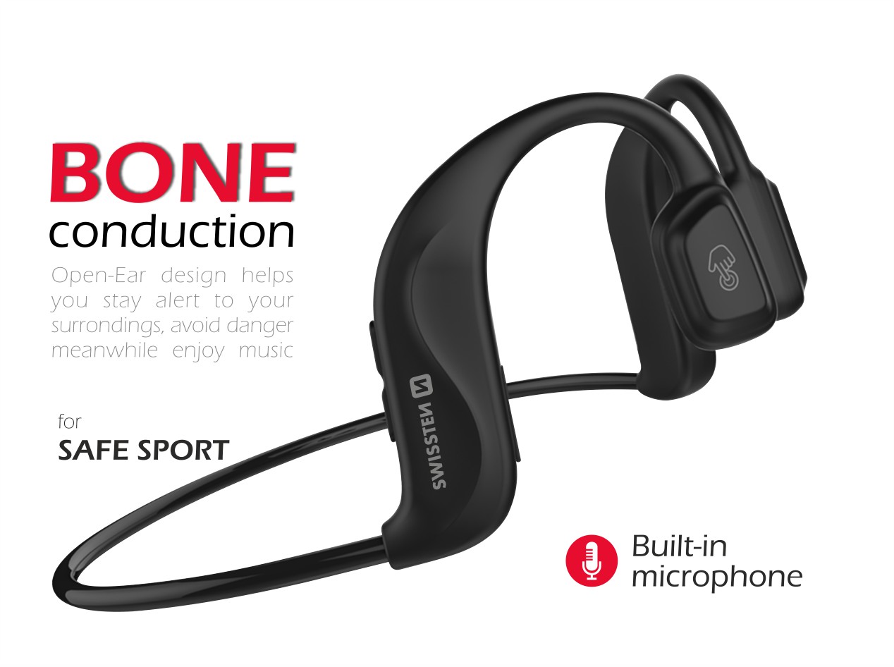 Bone Conduction Bluetooth Swissten elegant thumb