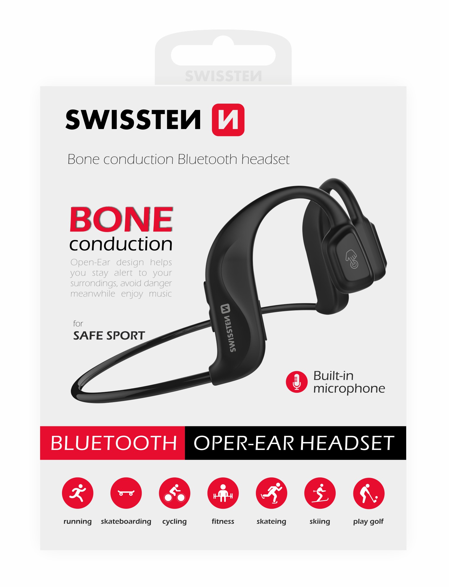 Bone Conduction Bluetooth Swissten elegant thumb