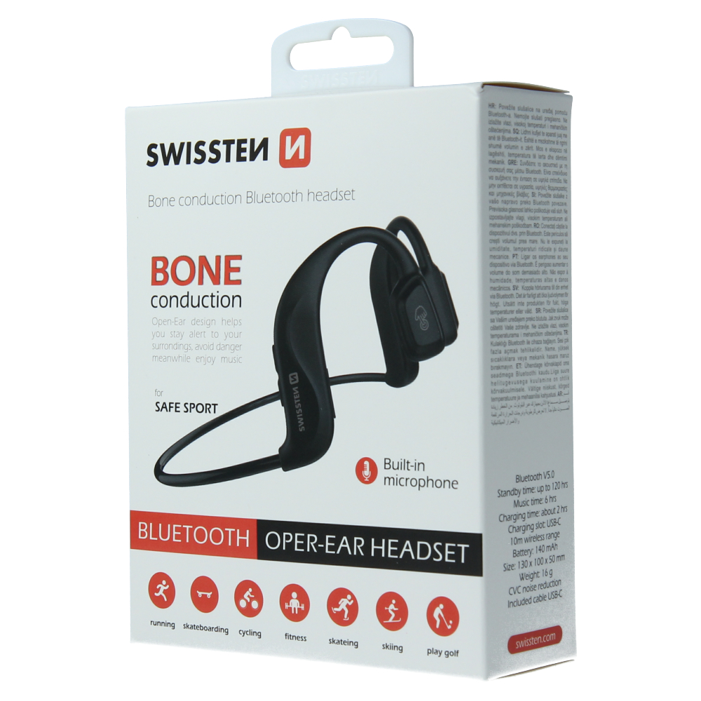 Bone Conduction Bluetooth Swissten elegant thumb