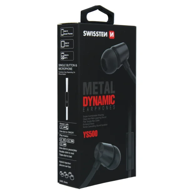 Swissten Earbuds Dynamic YS500 elegant