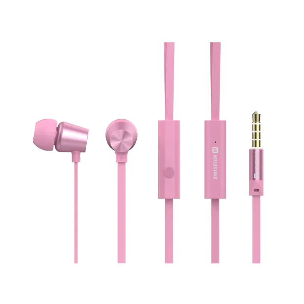 Swissten Earbuds Dynamic YS500 Roz/Auriu