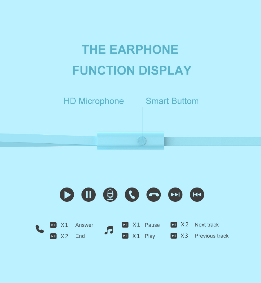 Swissten Earbuds Rainbow YS-D2 Alb (pachet eco) thumb