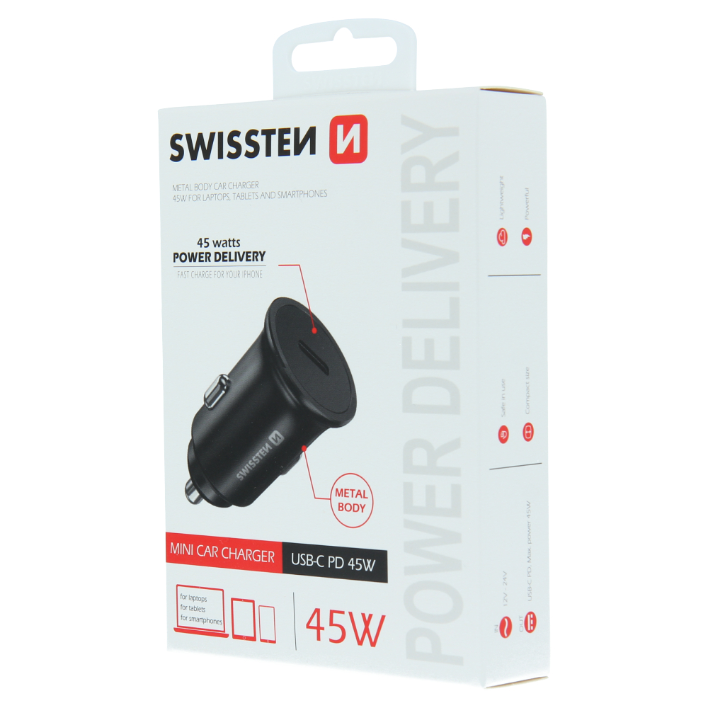 Adaptor Swissten CL PD3.0 45W Negru thumb