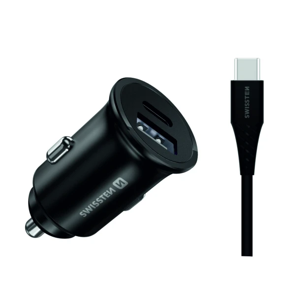 Swissten CL PRO Samsung Super Charging 25W + USB-C/USB-C 1,2 m Cablu Negru