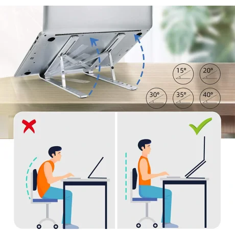 Suport aluminiu pentru Notebook Swissten 