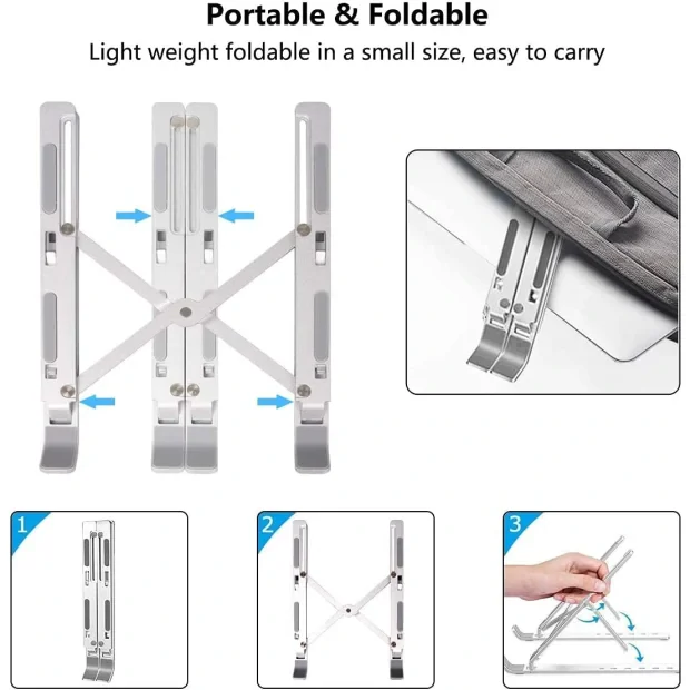 Suport aluminiu pentru Notebook Swissten 