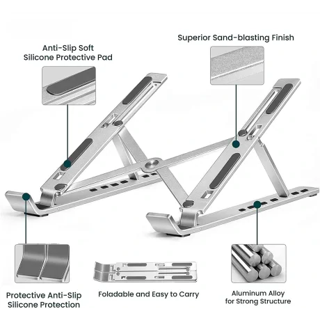 Suport aluminiu pentru Notebook Swissten 