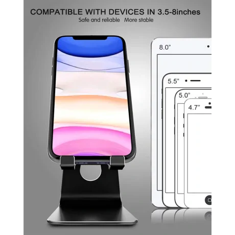 Suport aluminiu pentru telefon  Swissten