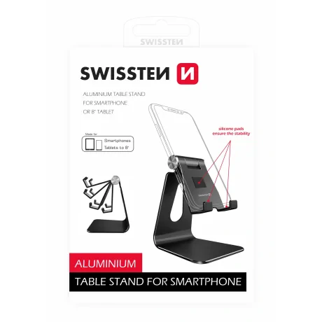 Suport aluminiu pentru telefon  Swissten