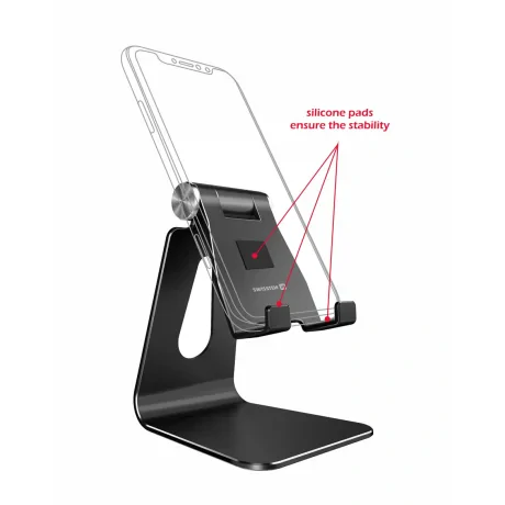 Suport aluminiu pentru telefon  Swissten