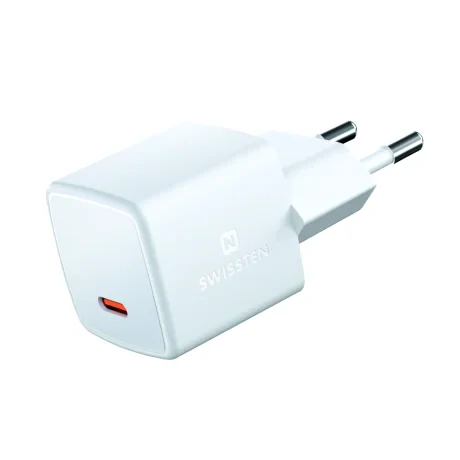 Adaptor Swissten Mini Travel Gan USB-C 25W Power delivery