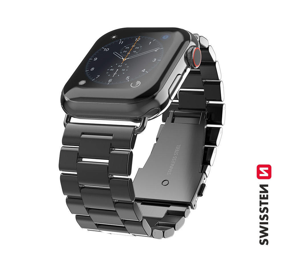 Swissten Curea PRO Apple Watch Metal 38-40 mm Negru thumb