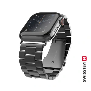 Swissten Curea PRO Apple Watch Metal 38-40 mm Negru