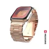 Swissten Metalica PRO Apple Watch Metal 42-44 mm Roz GOLD