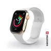 Swissten Curea PRO Apple Watch Silicon 38-40 mm Alb