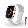 Swissten Curea PRO Apple Watch Silicon 42-44 mm Alb