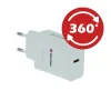 Swissten Travel Adapter PD 25W PRO iPhone si Samsung Alb (pachet eco)