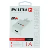 Swissten Travel Adapter Smart IC 1X USB 1A Power Alb