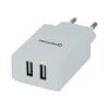 Swissten Travel Adapter Smart IC 2X USB 2.1A Power Alb