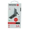 Swissten Travel Adapter Smart IC 2x USB 3A Power + Cablu de date USB / Micro USB 1,2 M Alb