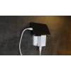 Swissten Travel Adapter Smart IC 2x USB 3A Power + Cablu de date USB / Type C 1.2 M Alb