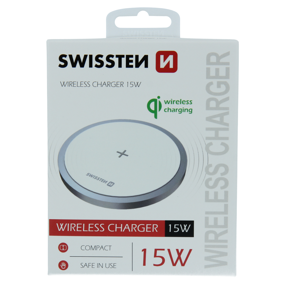 Swissten wireless Stand 15w alb thumb