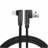 Cablu de date textil Swissten Arcade USB / USB-C 1,2 m Negru