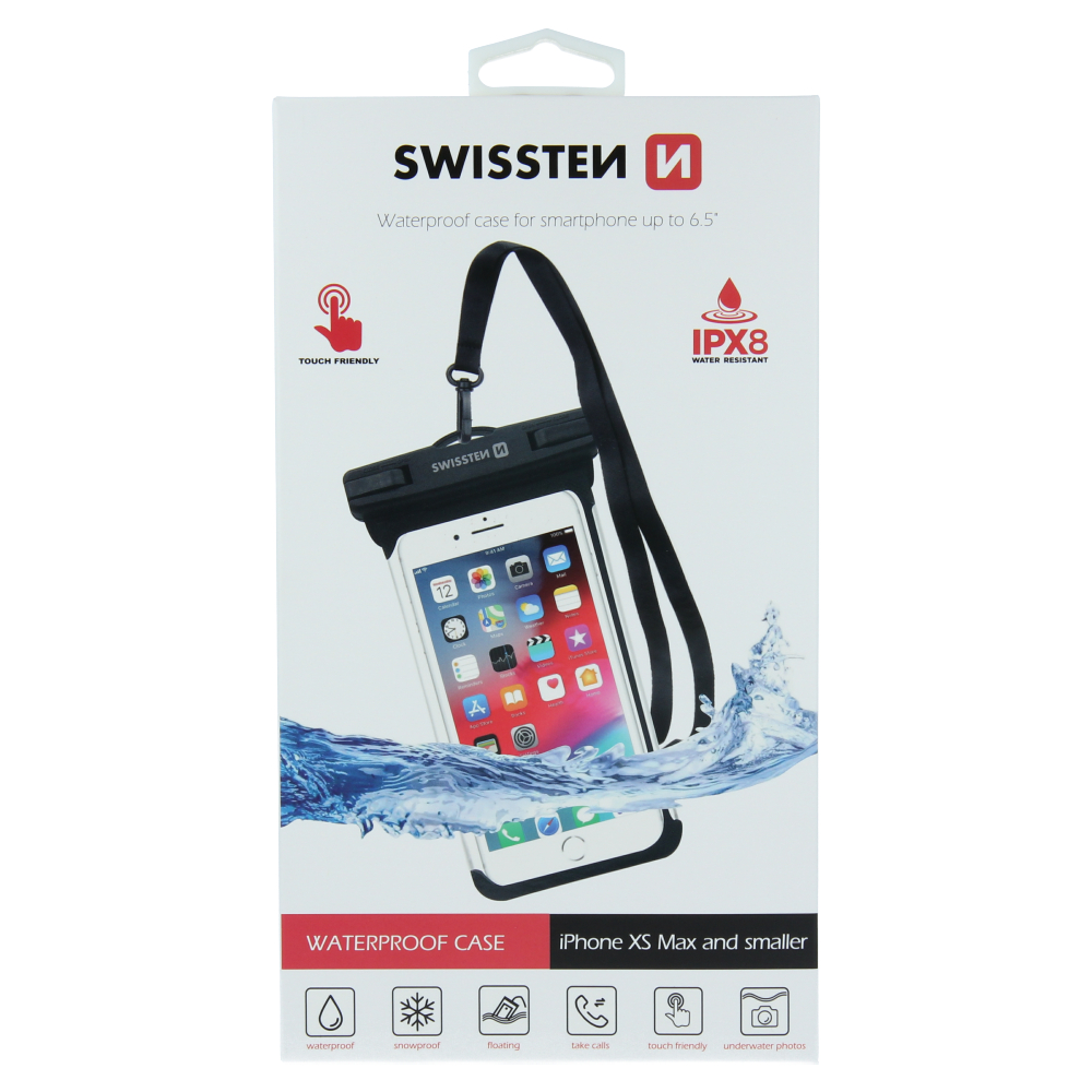 WATERPROOF CASE impermeabil Negru thumb