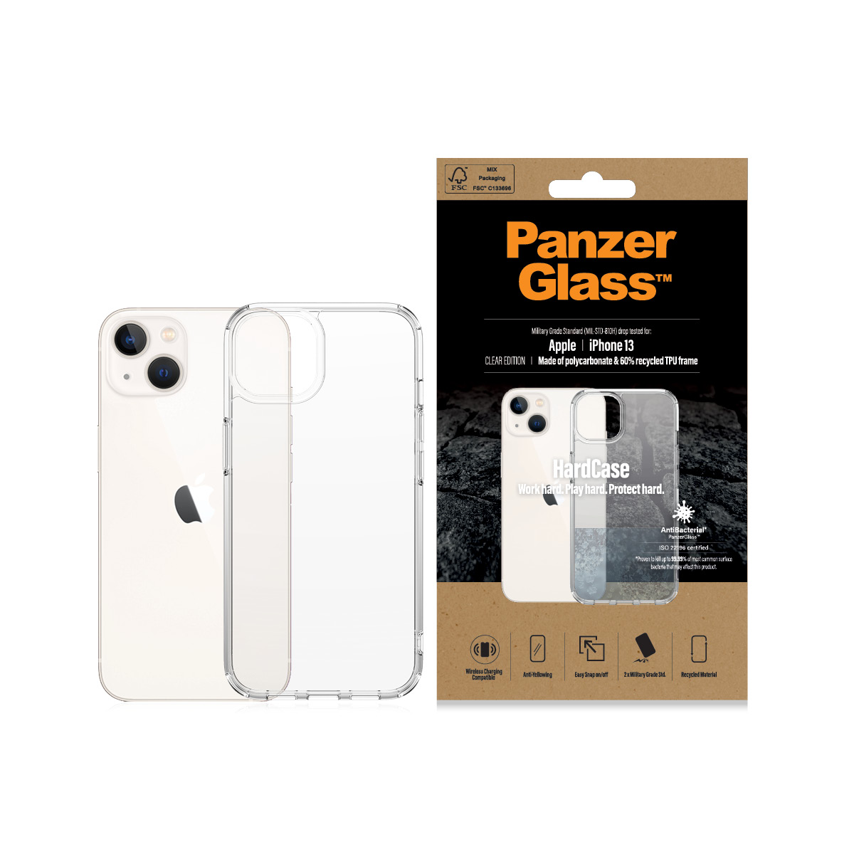 Husa rigida PanzerGlasstm Apple iPhone 13 thumb
