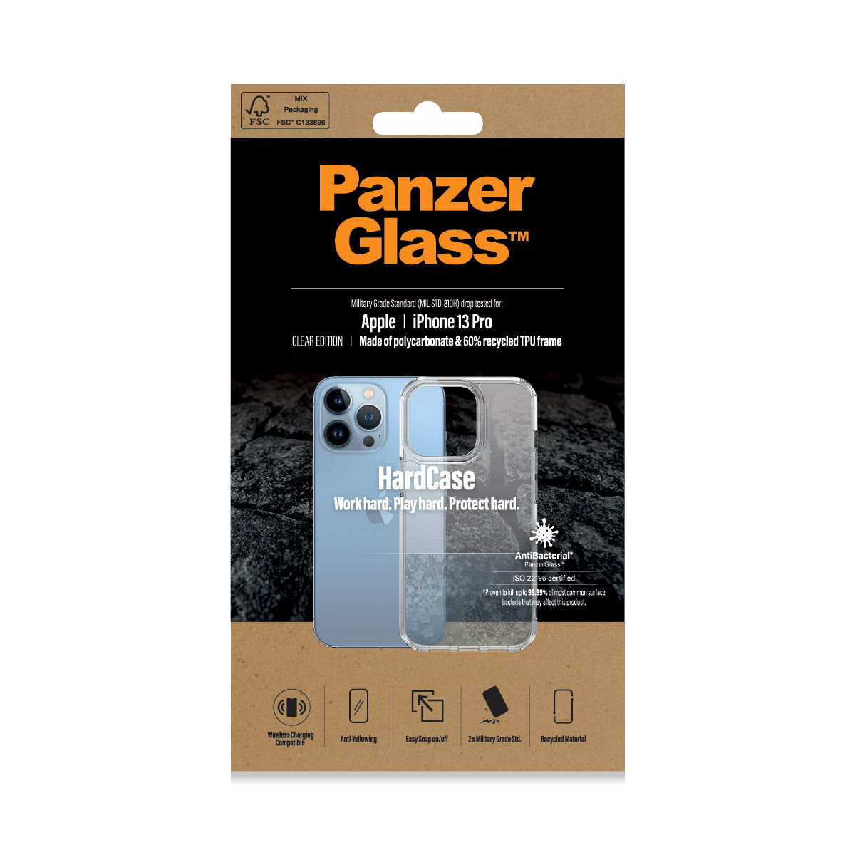 Husa rigida PanzerGlasstm Apple iPhone 13 Pro thumb