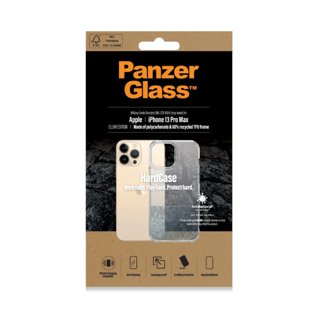Husa rigida PanzerGlasstm Apple iPhone 13 Pro Max | clar