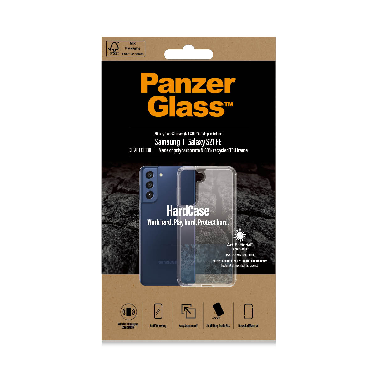 Husa rigida PanzerGlasstm Samsung Galaxy S21 FE thumb