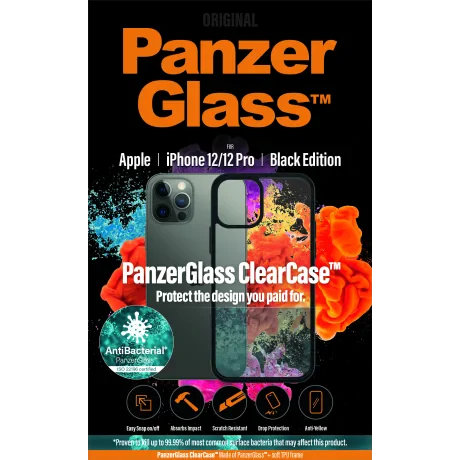 PanzerGlass ClearCase Apple iPhone 12 | 12 Pro | Black