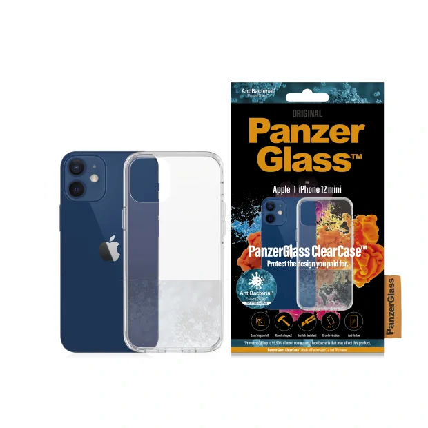 Husa Spate PanzerGlass pentru iPhone 12 Mini Transparent