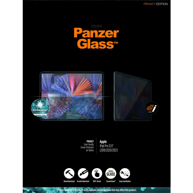 PanzerGlass Apple iPad Pro 12.9&quot; (2018 | 2020 | 2021) - privacy | Sticla de protectie pentru ecran
