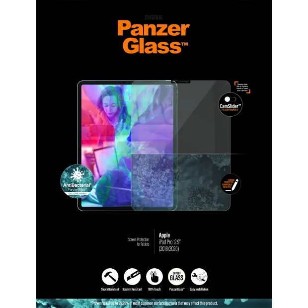 PanzerGlass Apple iPad Pro 12.9&quot; (2018 | 2020 | 2021) | Sticla de protectie pentru ecran