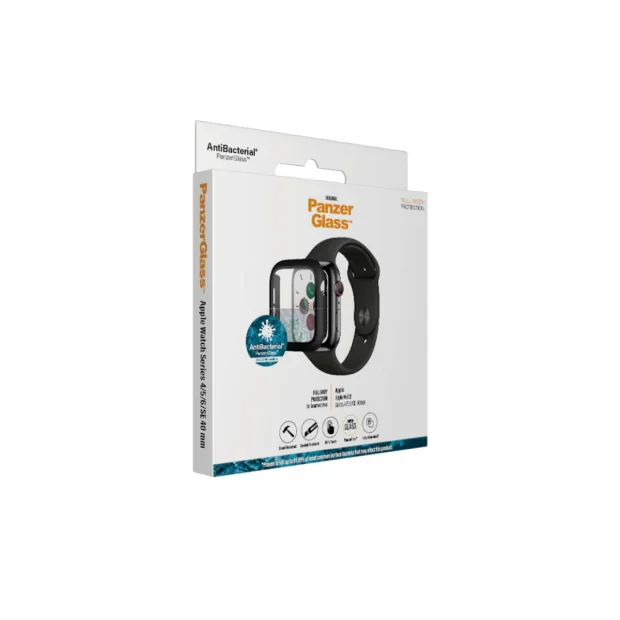 PanzerGlass Apple Watch Series 4 | 5 | 6 | SE 40mm - Corp complet | Sticla de protectie pentru ecran