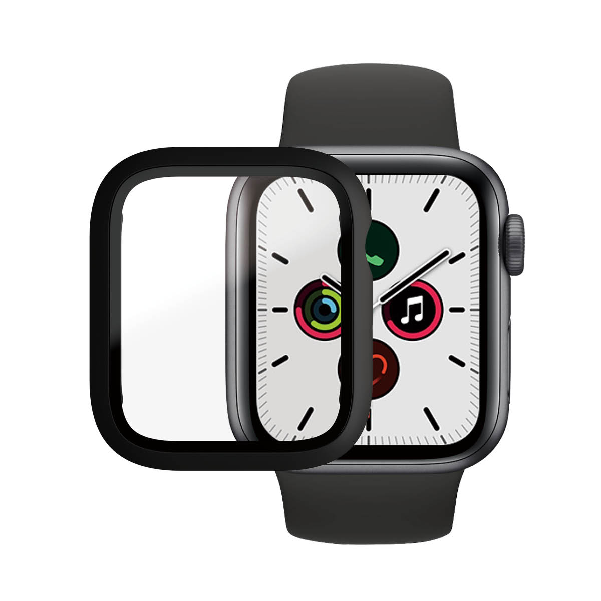 PanzerGlass Apple Watch Series 4 | 5 | 6 | SE 40mm - Corp complet | Sticla de protectie pentru ecran thumb